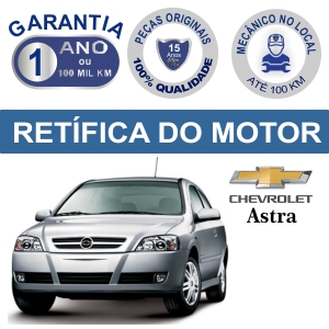 Retífica de motor Chevrolet Astra com garantia pacote econômico Rw motores
